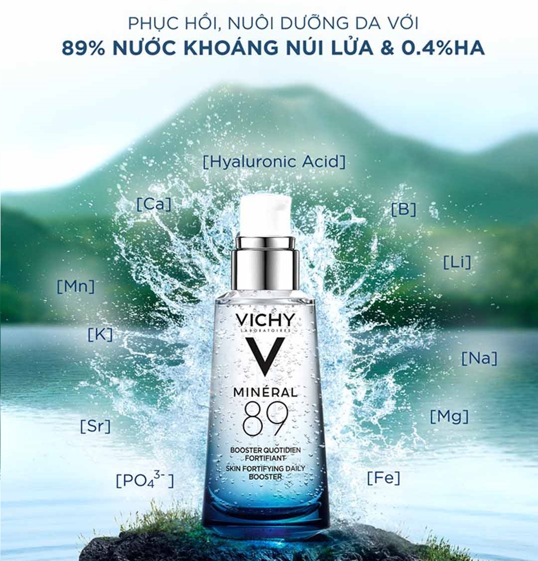 [Chiết-Minisize] Serum cấp nước, phục hồi da Vichy Mineral 89