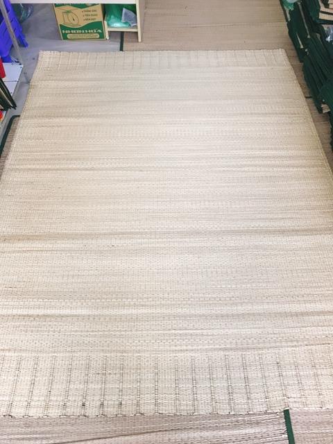 Chiếu Cói Trắng 1m8x2m Cao Cấp