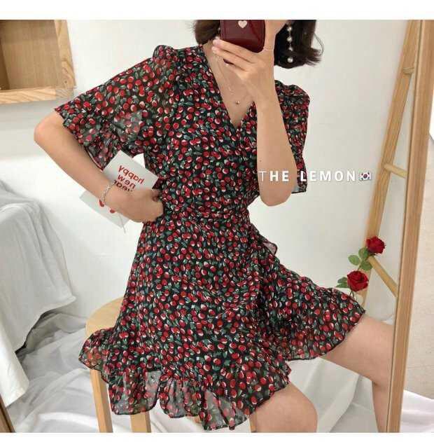 ĐẦM VOAN LỤA TIỂU THƯ HOA NHÍ MẪU MỚI BAO ĐẸP TT0719