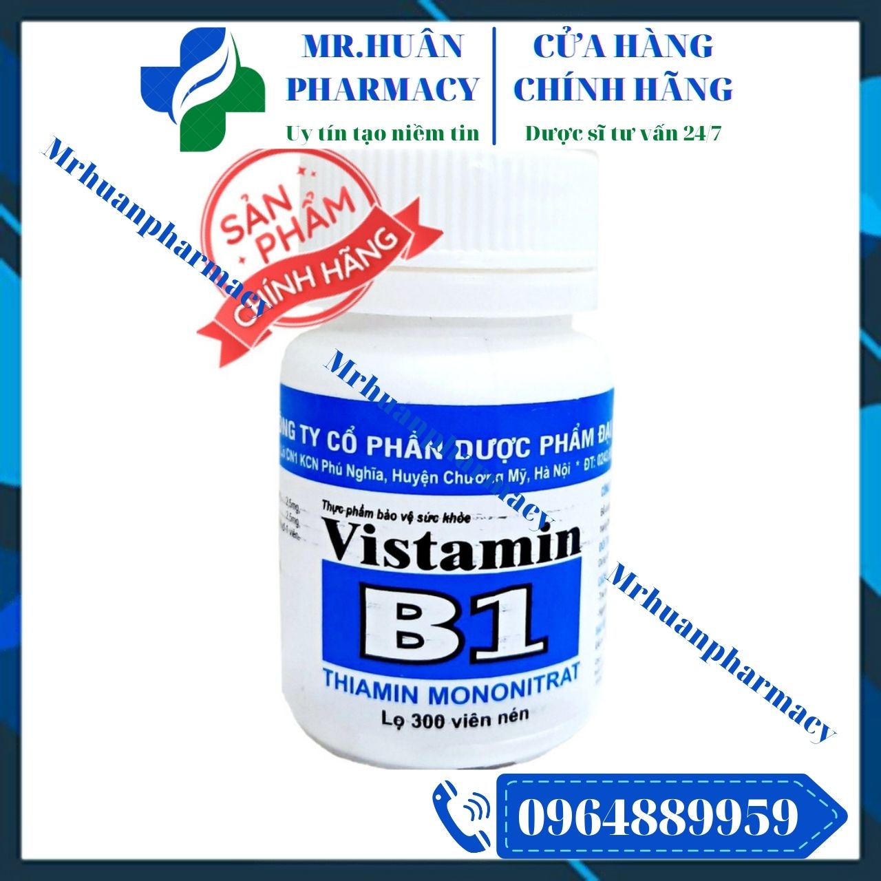 Vistamin B1 - Bổ sung vitamin B1 cho cơ thể, hỗ trợ cải thiện tình trạng thiếu hụt vitamin B1