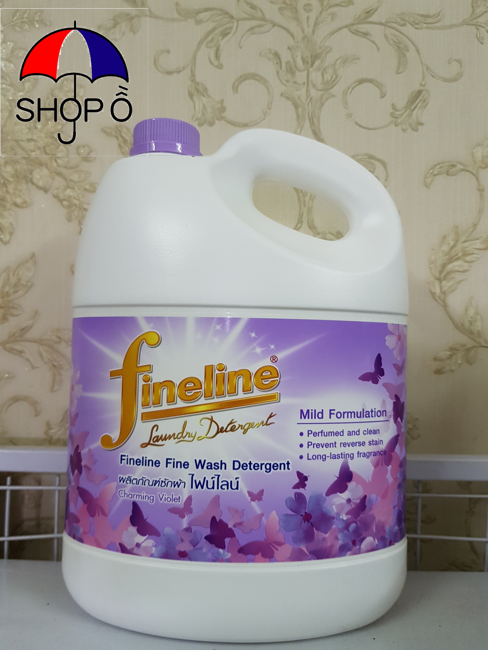 [HCM]Combo 2 can nước giặt Fineline 3000ml màu tím