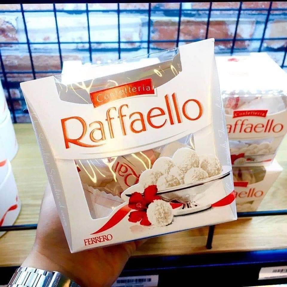 [HÀNG CHUẨN]KẸO HẠNH NHÂN SOCOLA PHỦ DỪA RAFFAELLO BỊCH 150GR