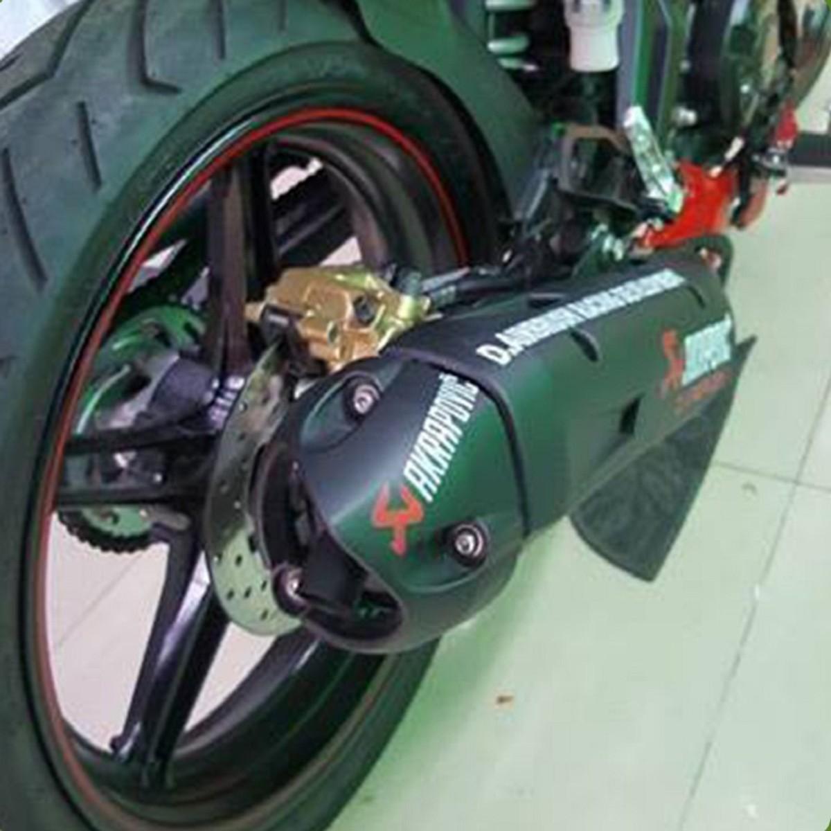 FULL BỘ ỐP PÔ DÀNH CHO EXCITER 150 MÀU ĐEN NHỰA CAO CẤP (MỚI)