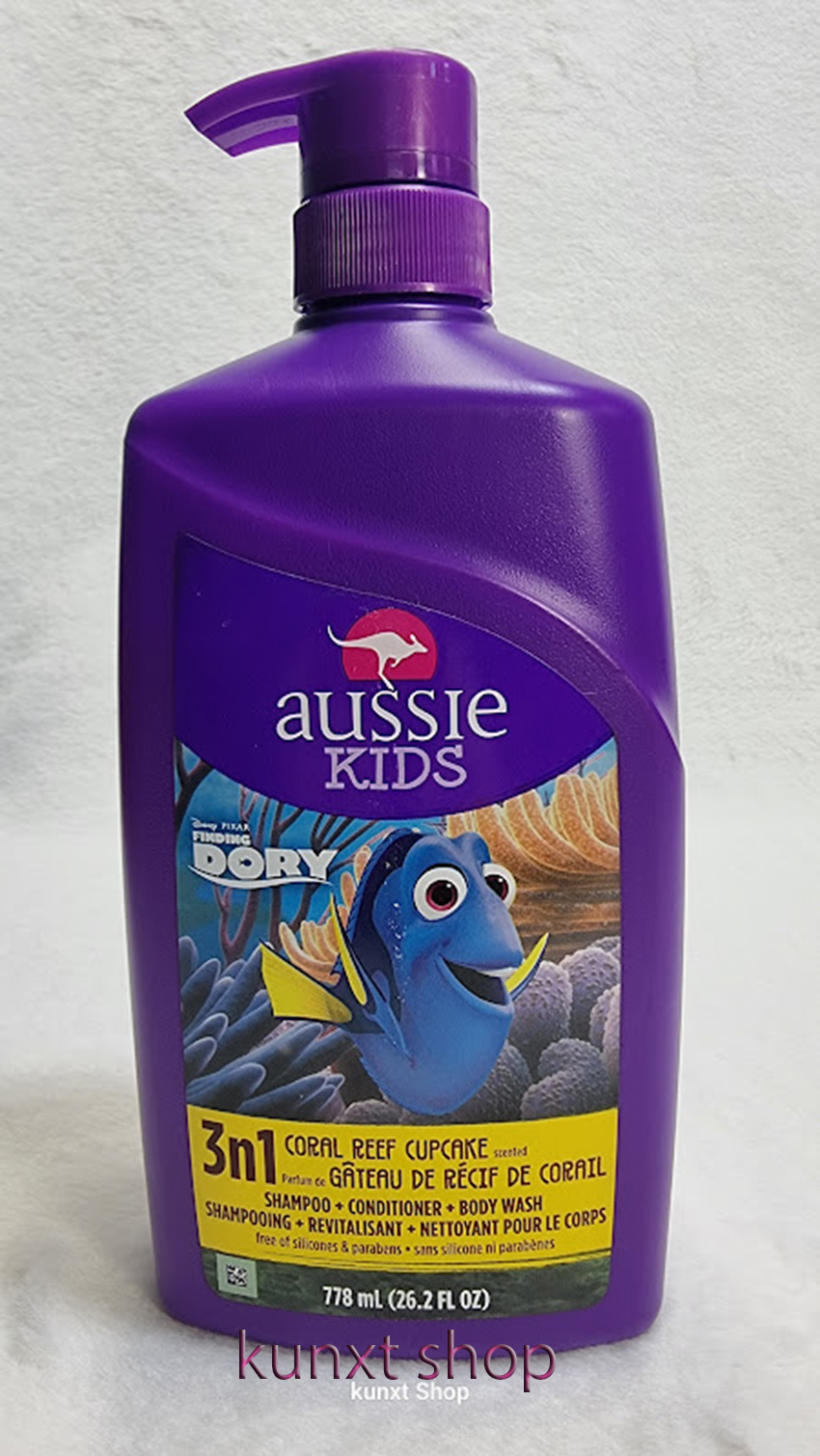 Dầu gội , sữa tắm 3in1 cho be Aussie Kids ( 778 ml )