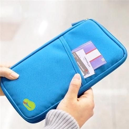 Ví Đựng Pasport Và Giấy Tờ Cá Nhân Kiểu Hàn Quốc(xanh đen, hồng đậm, xanh dương, xanh lá)