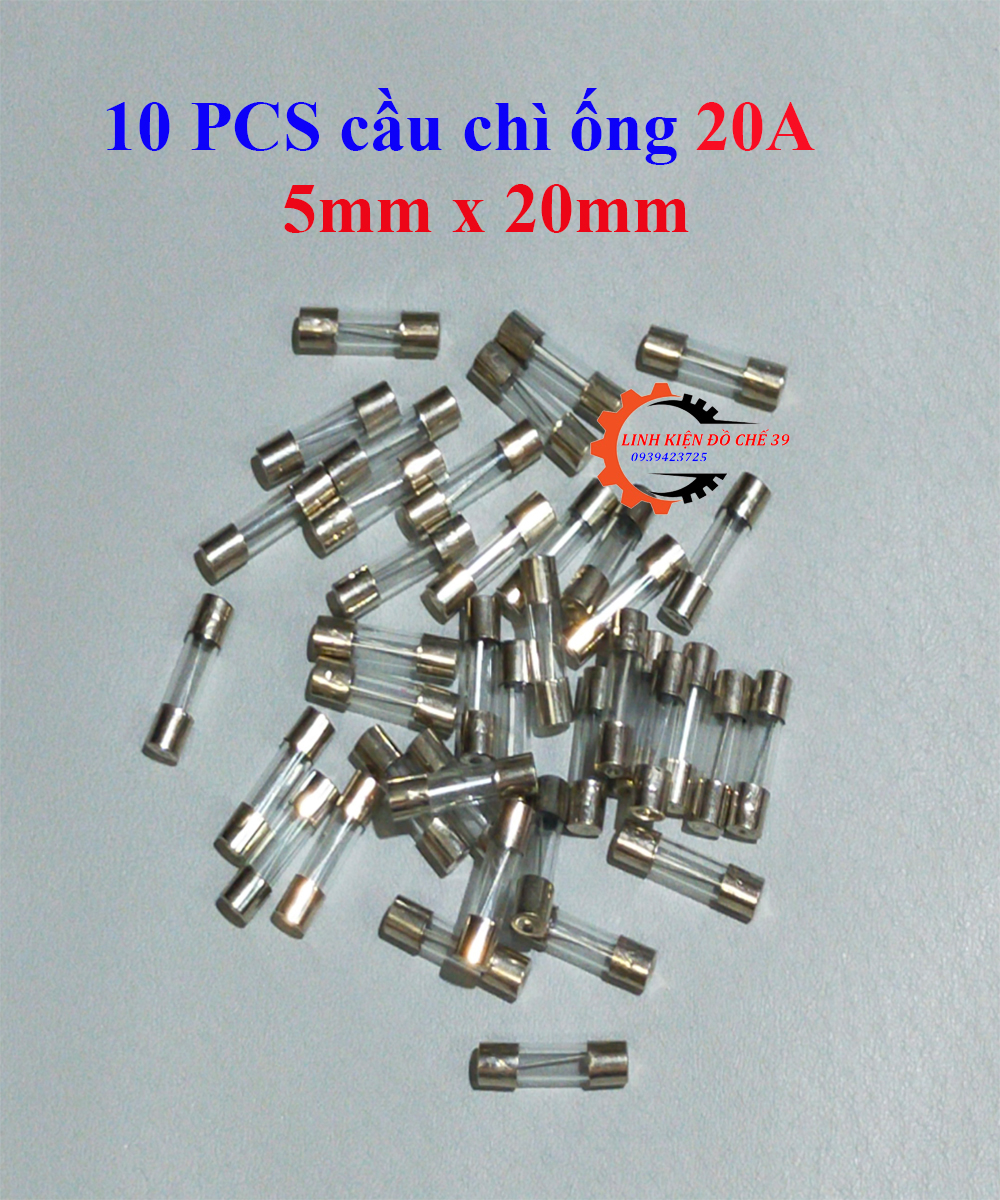 Cầu chì ống thuỷ tinh
