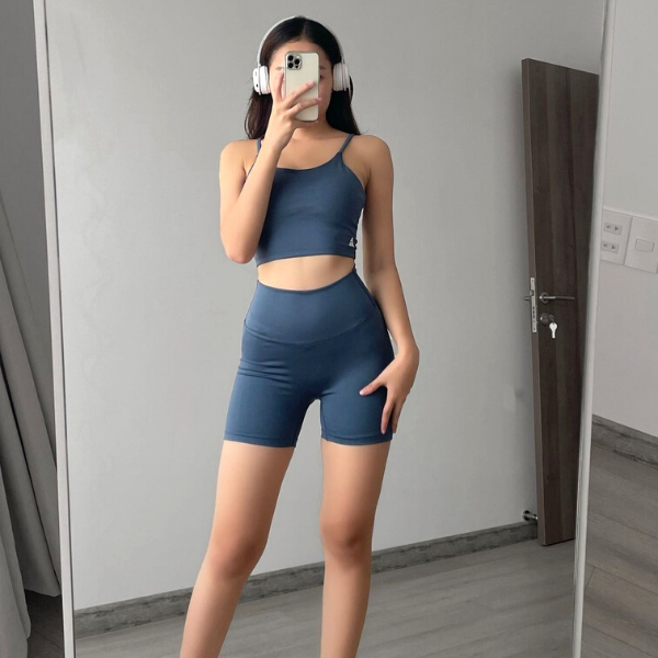 Set quần áo tập gym nữ Fitme áo bra Lota
