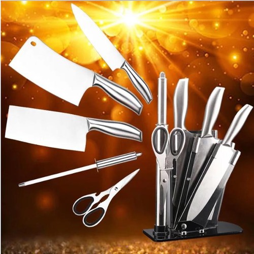 BỘ DAO THÉP KHÔNG GỈ LIỀN CÁN - BỘ DAO 5 MÓN
