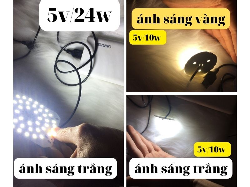 Chip LED 5V/10W ,24W, chip 5730 Siêu sáng đủ công suất