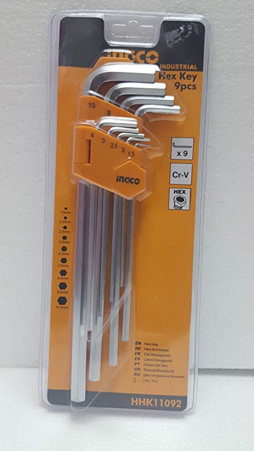 Bộ 9 chìa lục giác Ingco HHK11092