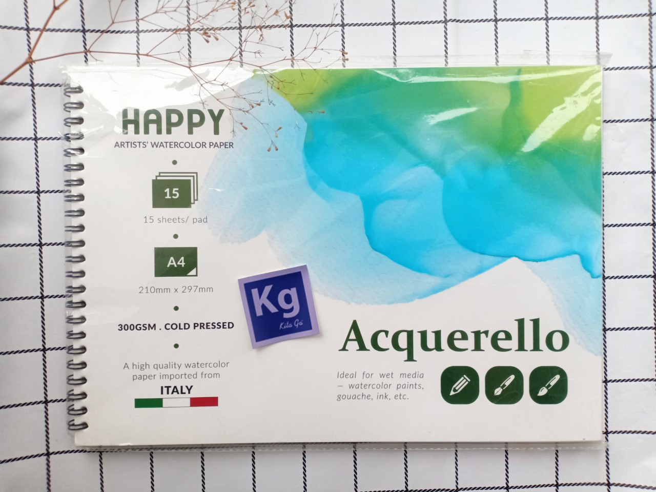 Giấy vẽ màu nước Happy