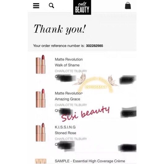 [Fullsize] Son Charlotte Tilbury đủ màu hot chính hãng