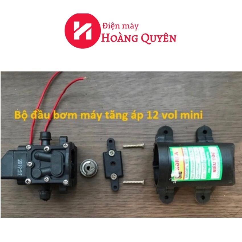 Bộ Đầu Bơm Tăng Áp mini 12 vôn