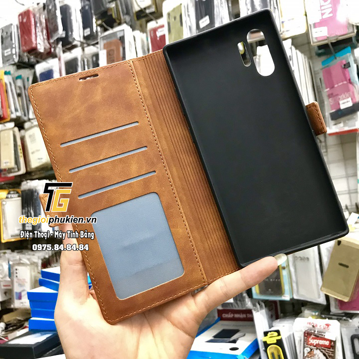 Bao da nắp gập hiệu Forwenw dành cho Samsung Galaxy Note 10 Plus