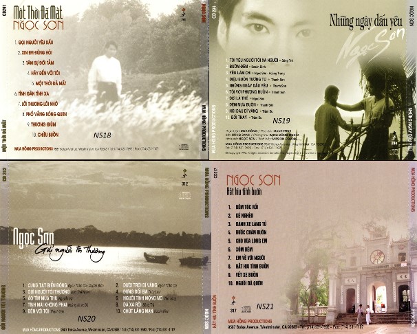 Bộ 4 Đĩa CD Ngọc Sơn /Combo số 6