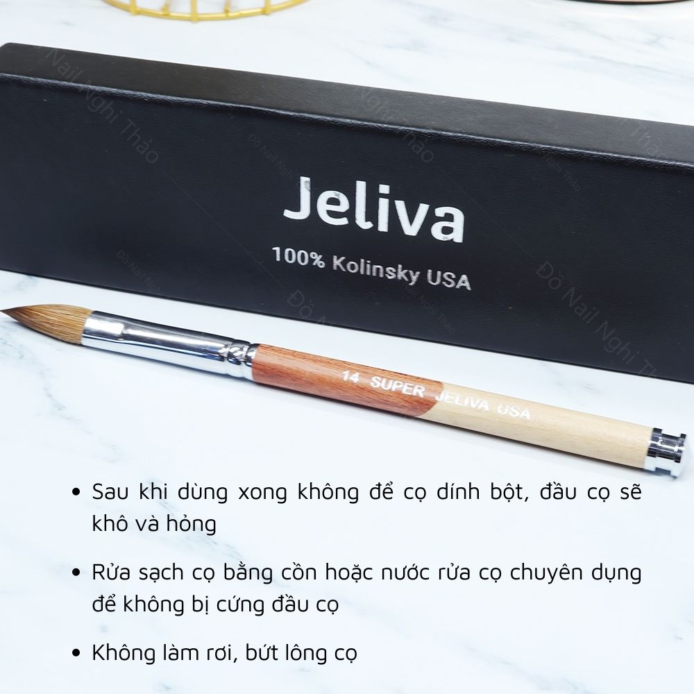 Cọ đắp bột lông chồn JELIVA