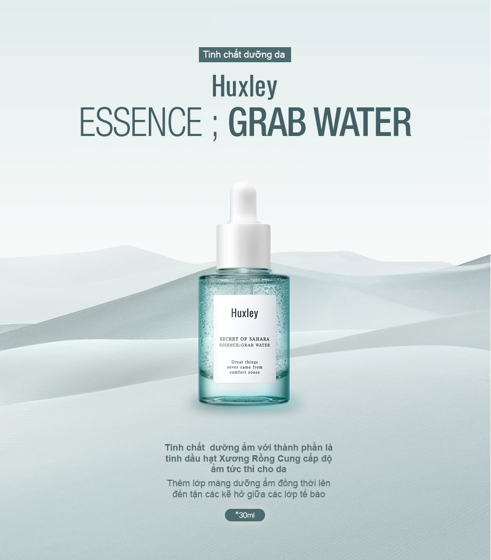 Serum Huxley Grab Water; Huxley Essence Brightly Ever After 30ml