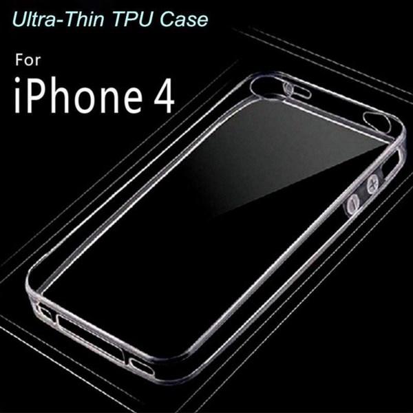 Ốp Silicon cho iPhone 4S Trong suốt