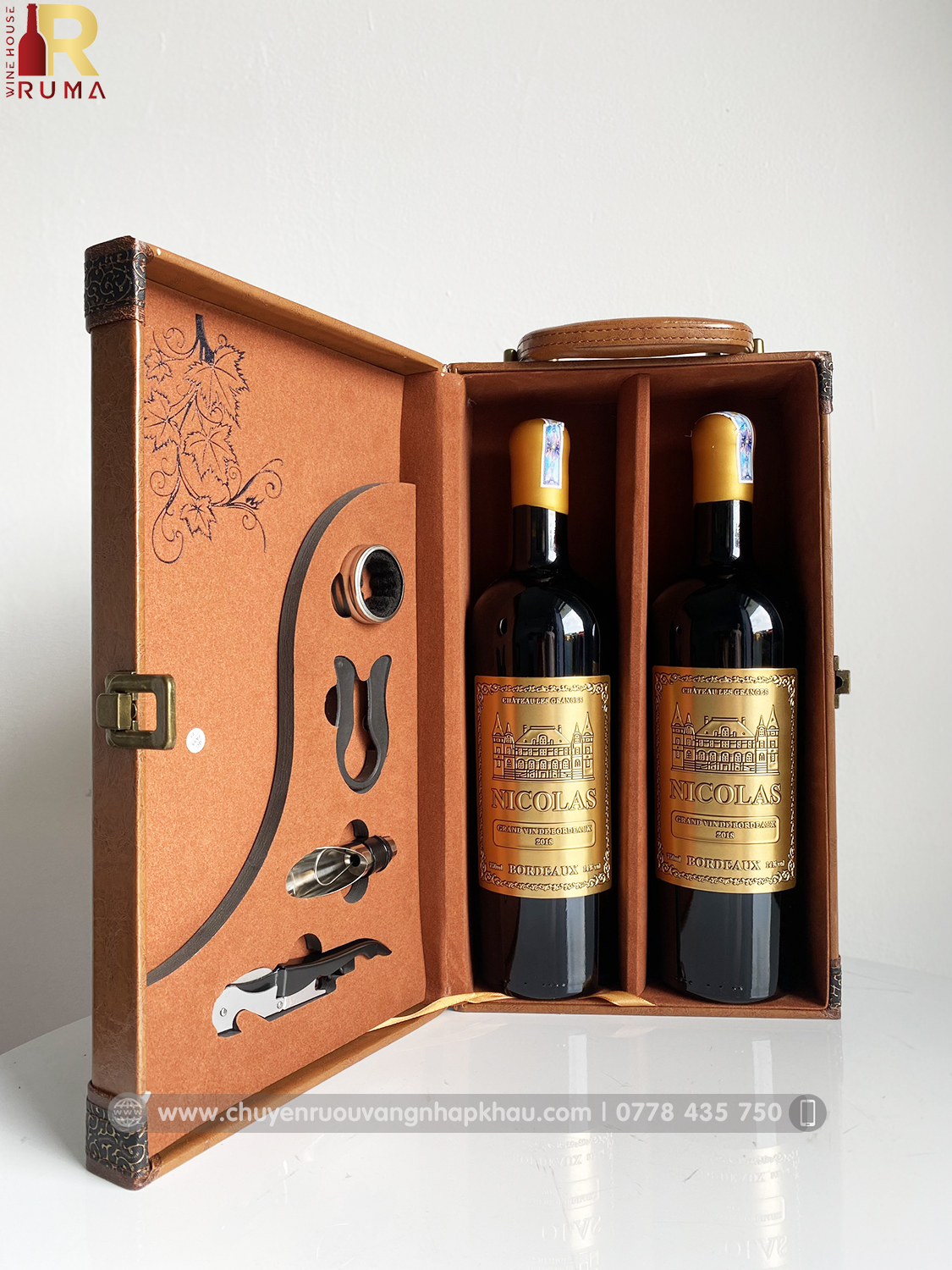 Vang Pháp Nicolas Bordeaux nhập khẩu