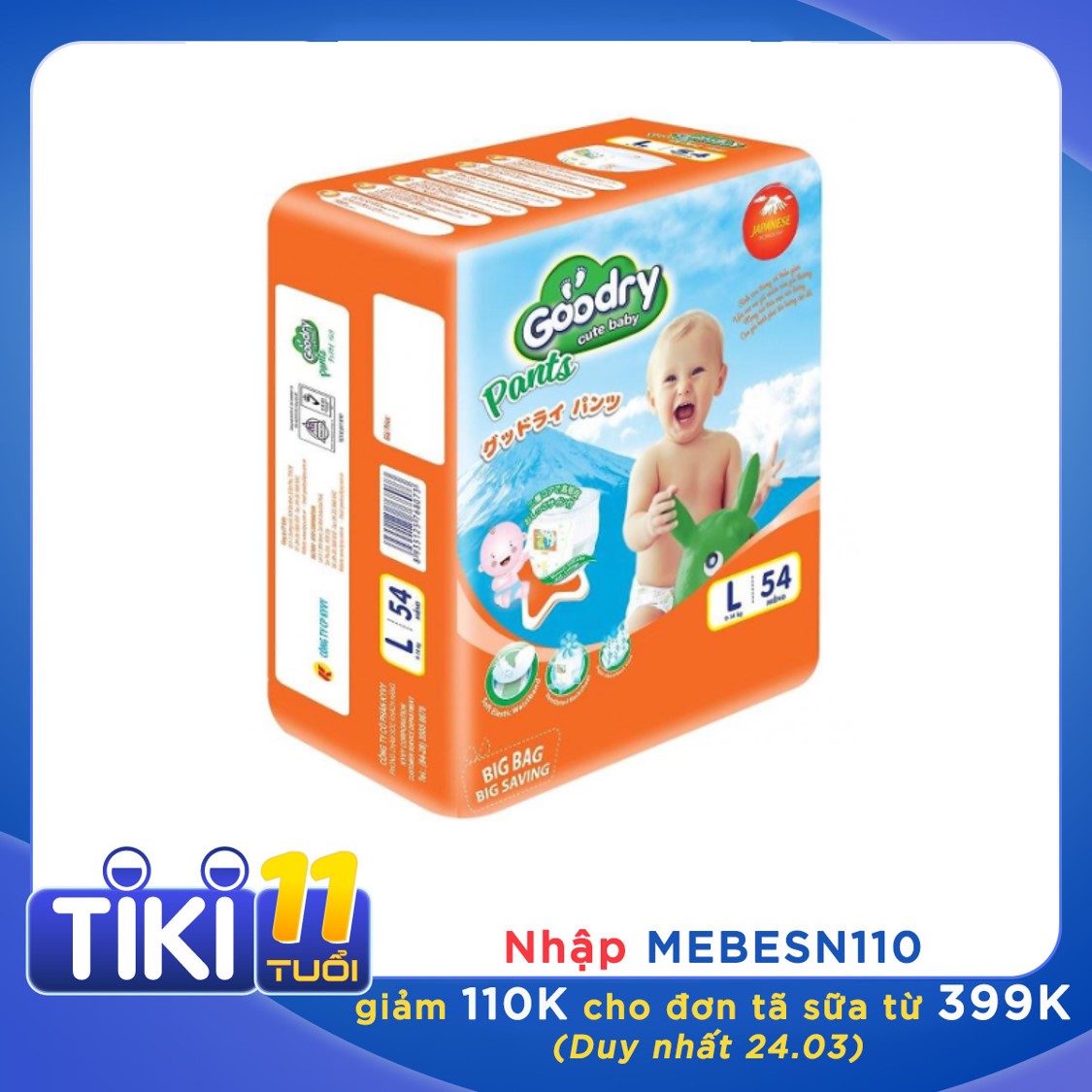 ta quan goodry size m 66 mieng tu 6-11kg