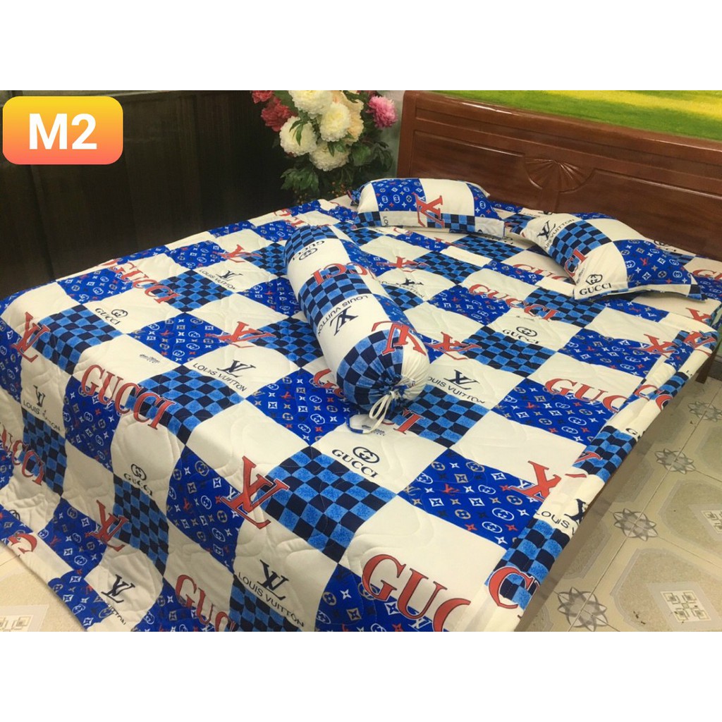 Bộ Chăn Ga Vỏ Gối Thun Hàn Quốc