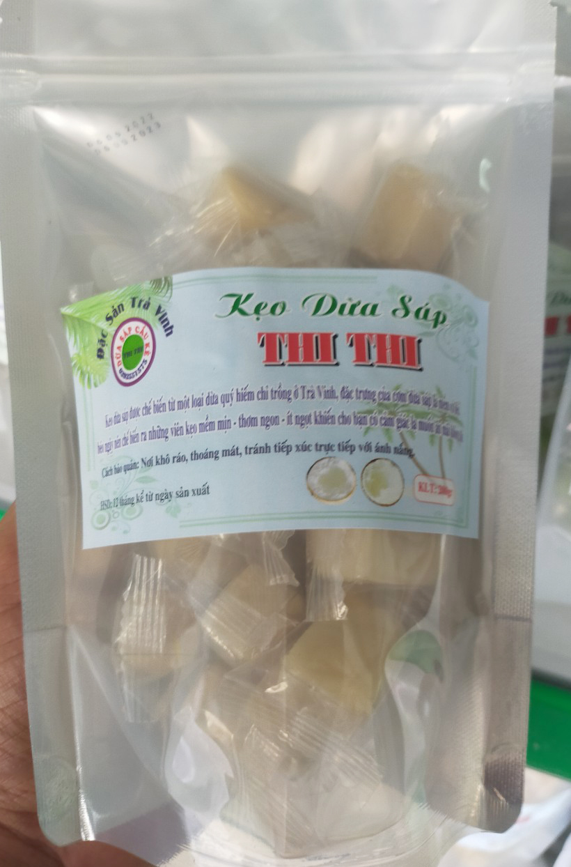 150gr Kẹo Dừa Sáp Vị Nguyên Chất