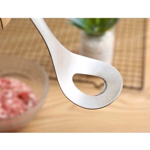 Muôi nặn mọc, chả cả, nặn thịt inox, KT:25,5x6cm