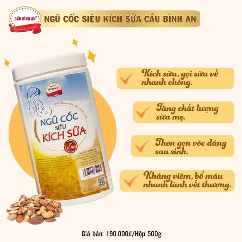 Ngũ cốc siêu kích sữa Cầu Bình An