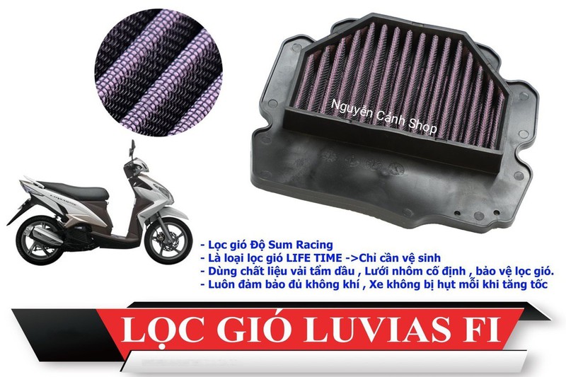 lọc gió độ luvias fi - PhuTungVip