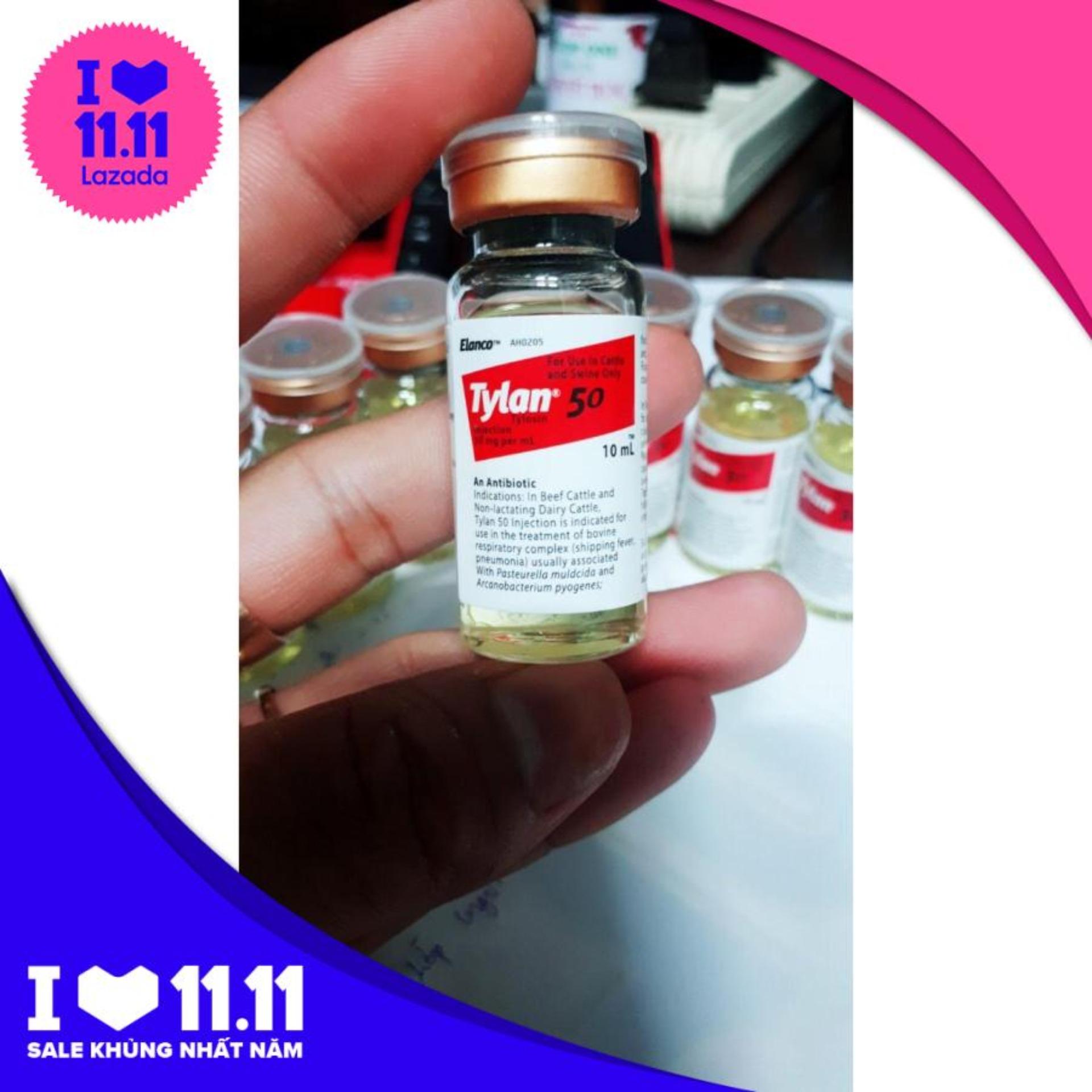 Tylan 50 trị tang, khò khè cho gà đá