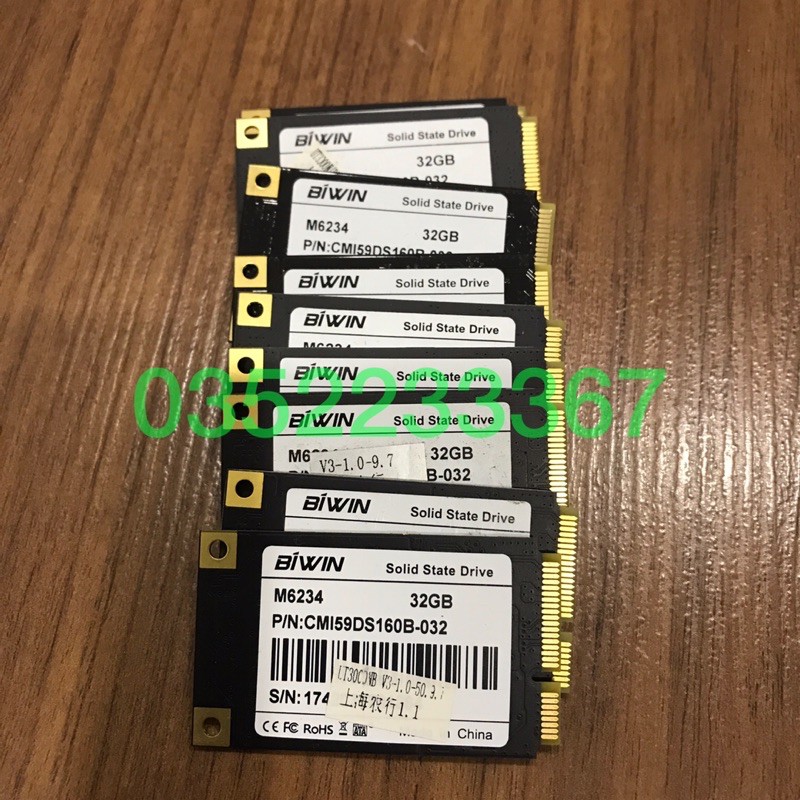 Ổ cứng ssd chuẩn msata 16G, 32G, 64G