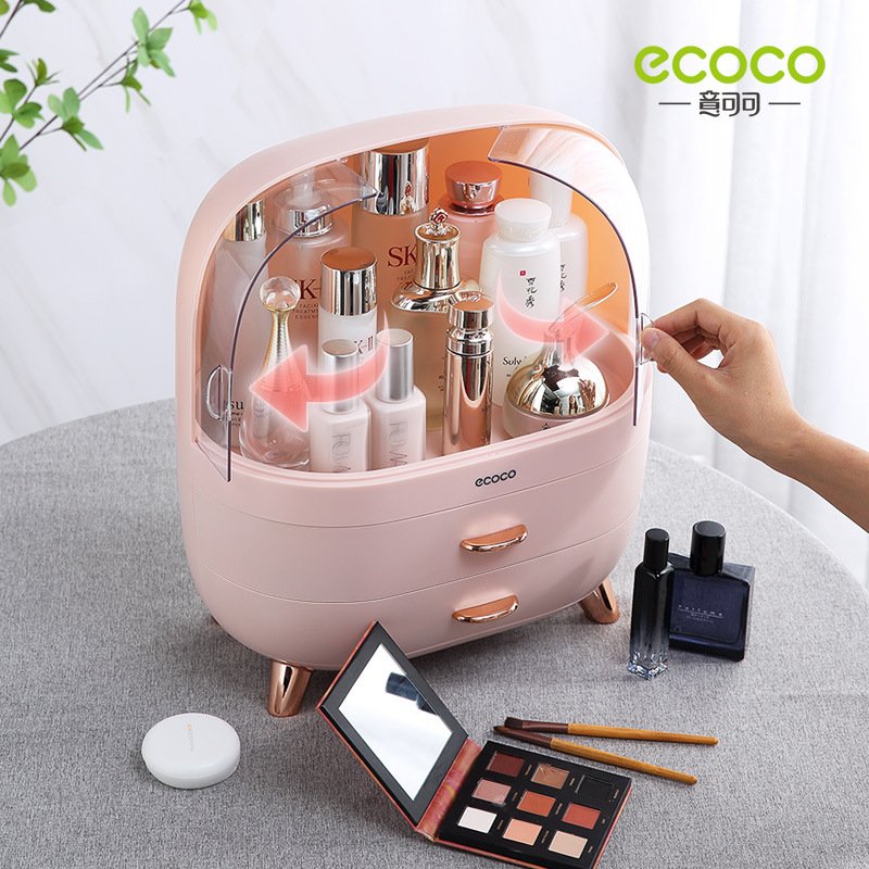 Tủ đựng mỹ phẩm có nắp Ecoco cao cấp E2013+E2014