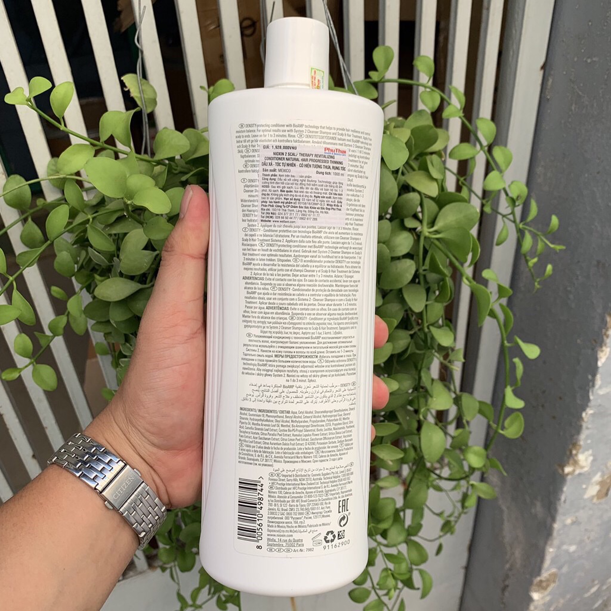 [HCM]Dầu xả chống rụng tóc Nioxin System 2 Conditioner 1000ml ( New 2019)