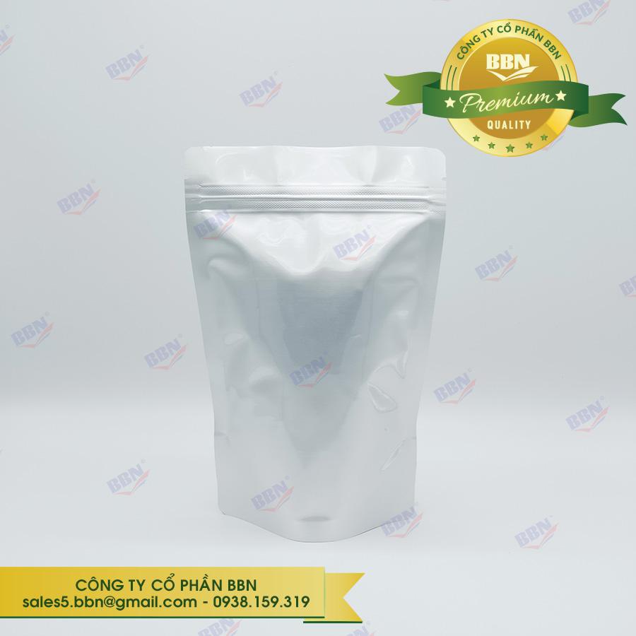 [1kg] Túi zip 2 mặt bạc 18x26cm (500g) đựng bột, cà phê