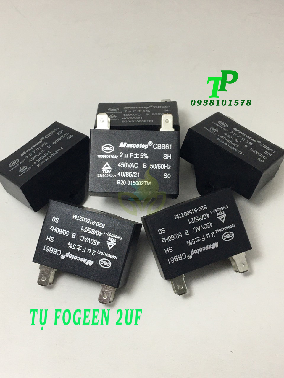 Tụ 2UF Mascotop CBB61