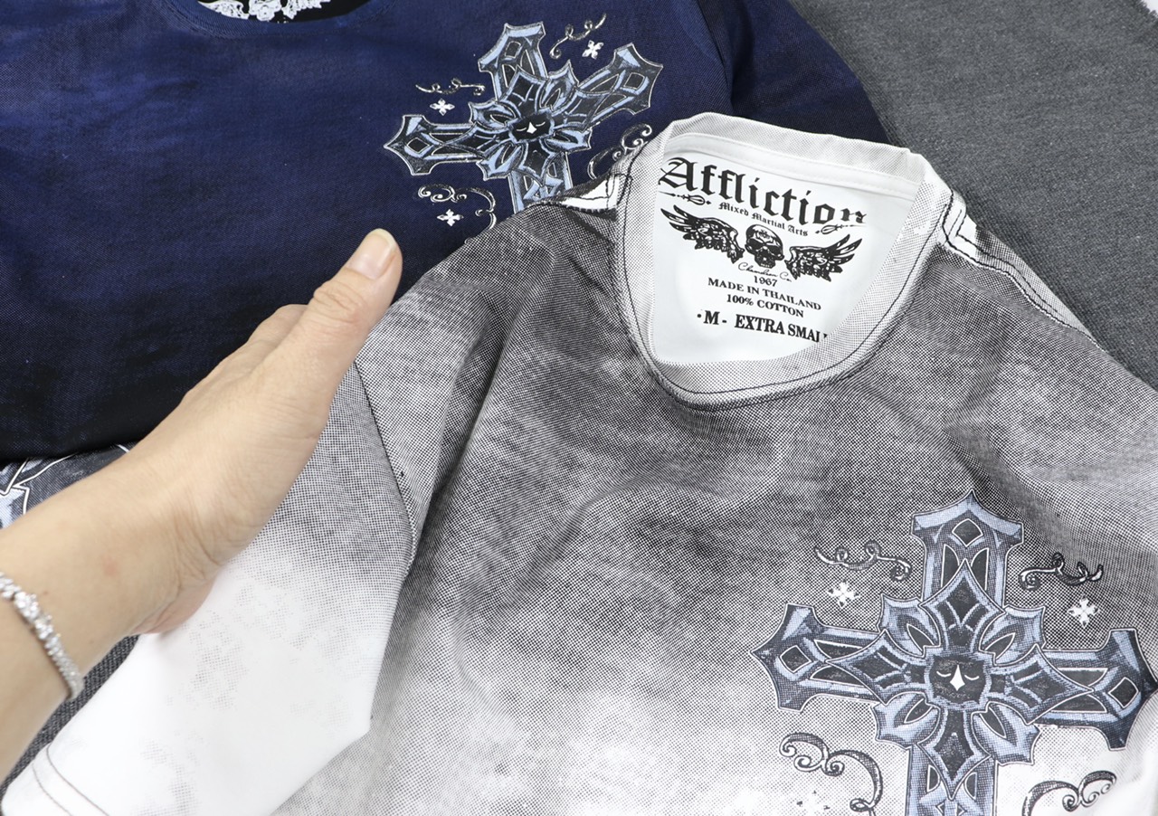 เสื้อยืดไทย 🔥 ÁO THUN THÁI LAN 🔥 HÀNG XÁCH TAY FULL TEM TAG เอ็มเอ ซีทีซี 122