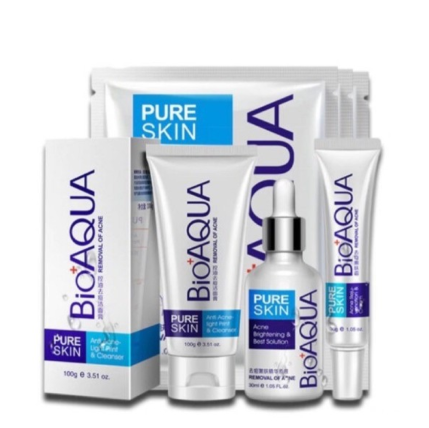 4-Piece Combo for Acne Skin Bioaqua