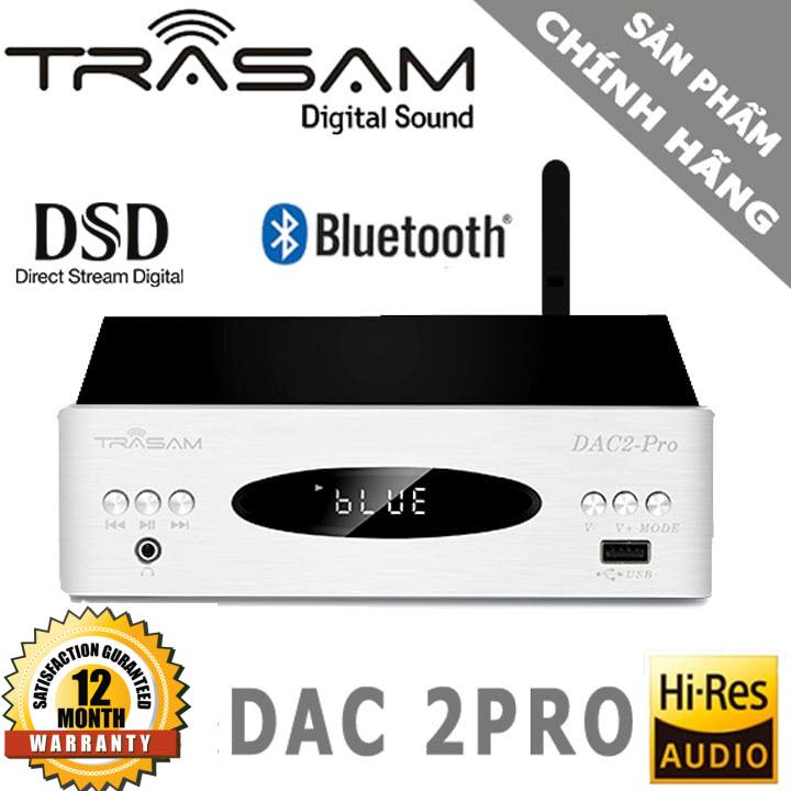 TRASAM DAC 2 PRO - DAC NGHE NHẠC DSD BLUETOOTH 2019 - DAC giải mã TRASAM DAC 2PRO 2019 32bit/192khz Bluetooth (Bạc)
