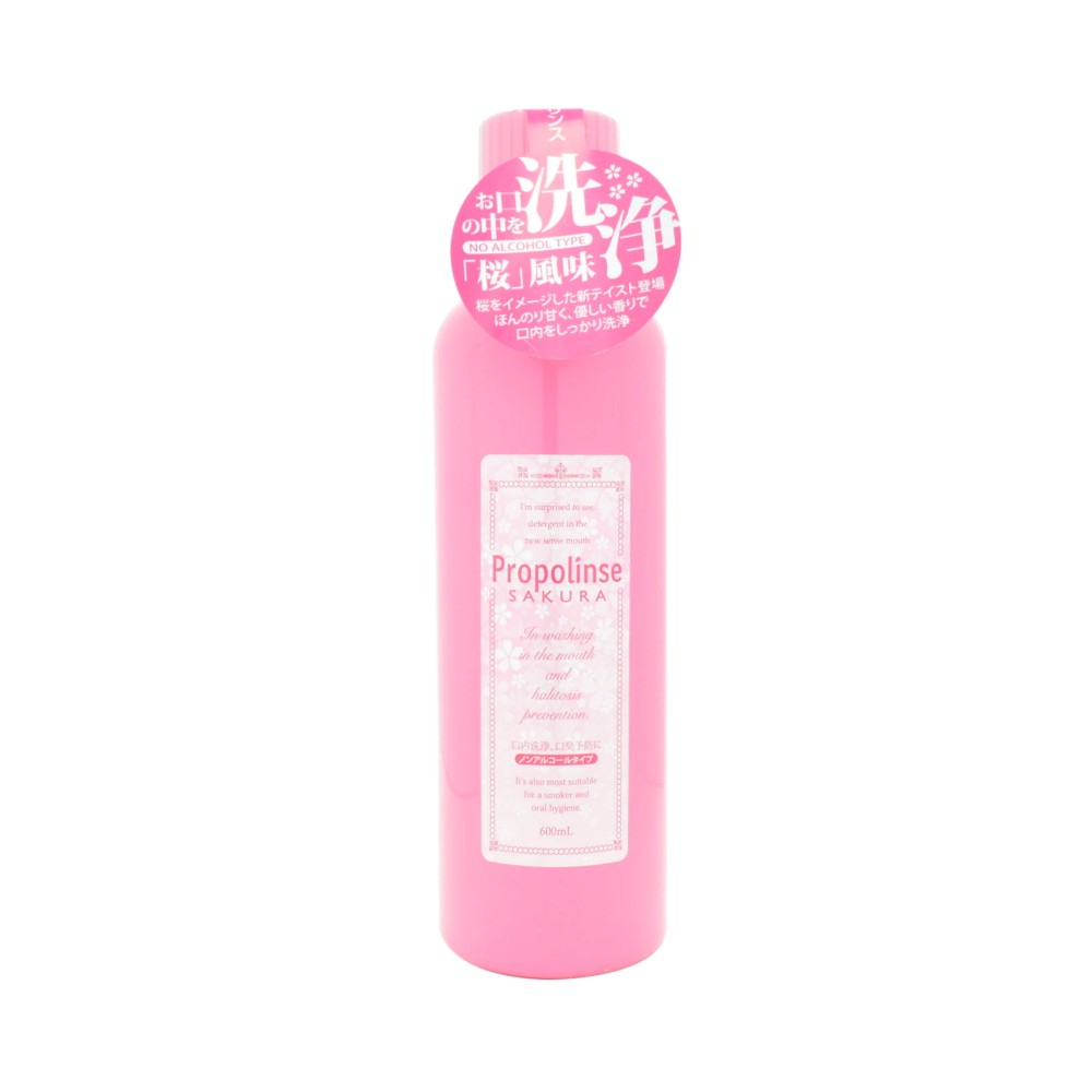 NƯỚC SÚC MIỆNG PROPOLINSE NHẬT BẢN (CHAI MÀU HỒNG - HƯƠNG HOA ANH ĐÀO), CHAI 600ML