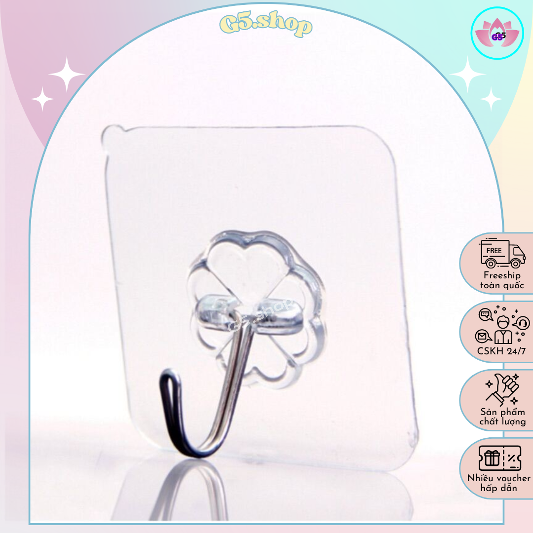 [ CHỈ 10 CÁI ] MÓC DÁN TƯỜNG SIÊU CHỊU LỰC - KHÔNG DÁN TƯỜNG QUÉT SƠN [ MÓC DÁN TƯỜNG ]