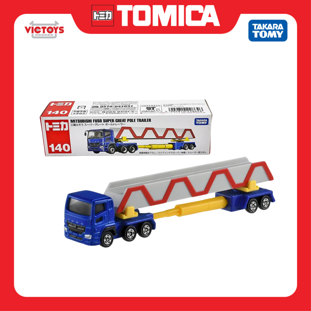 Xe mô hình long tomica no.140 mitsubishi 228646 fullbox chính hãng takara tomy - victoys