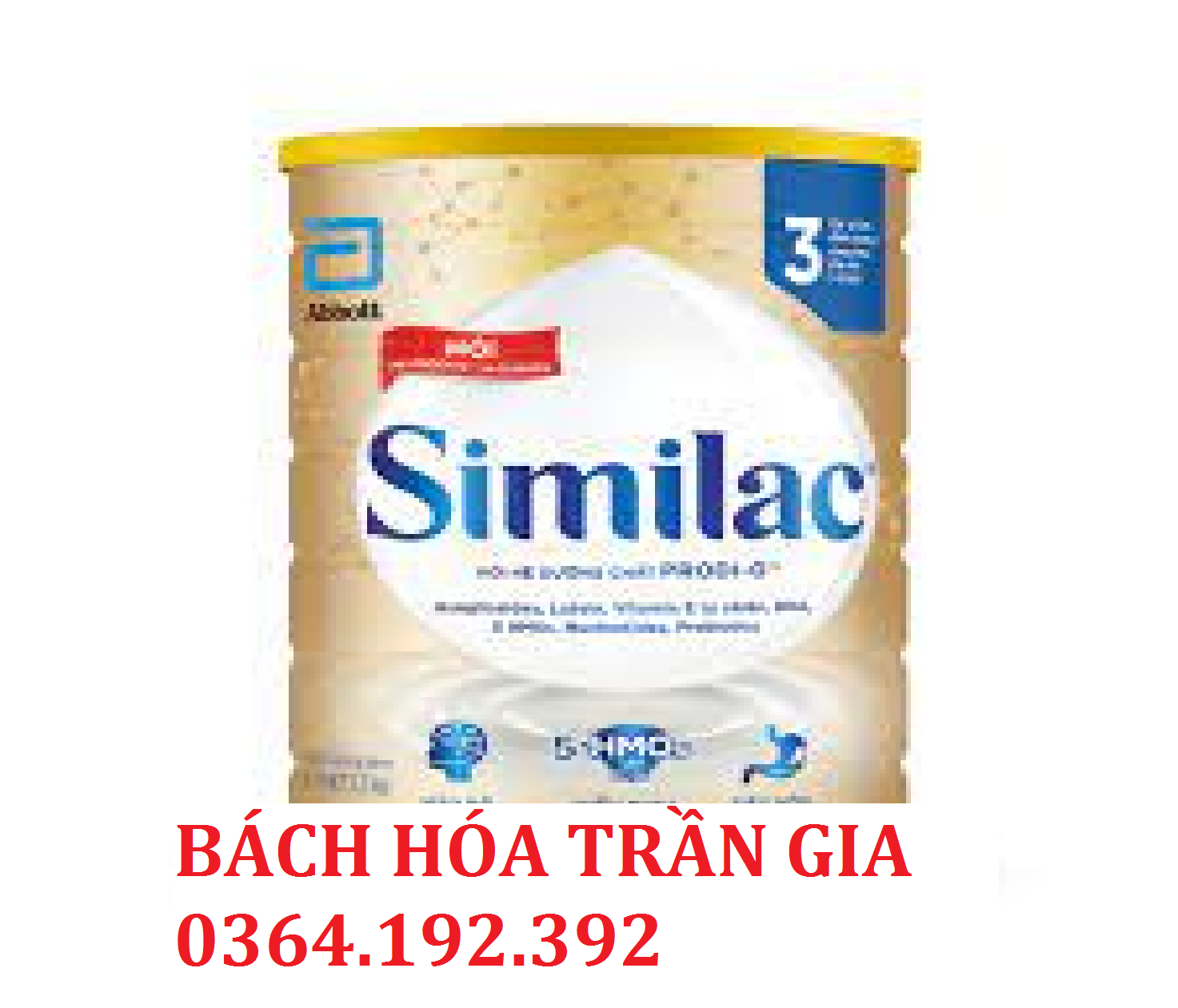 [Nhập RS0822 giảm 30k cho đơn 99k]SIMILAC 3 - 1.7KG