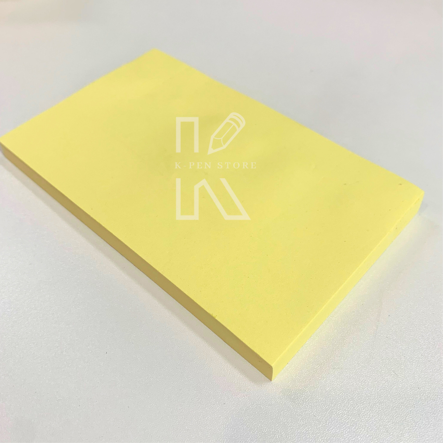 Xấp 100 Tờ Giấy Note Vàng 3x4 Gstar - K Pen