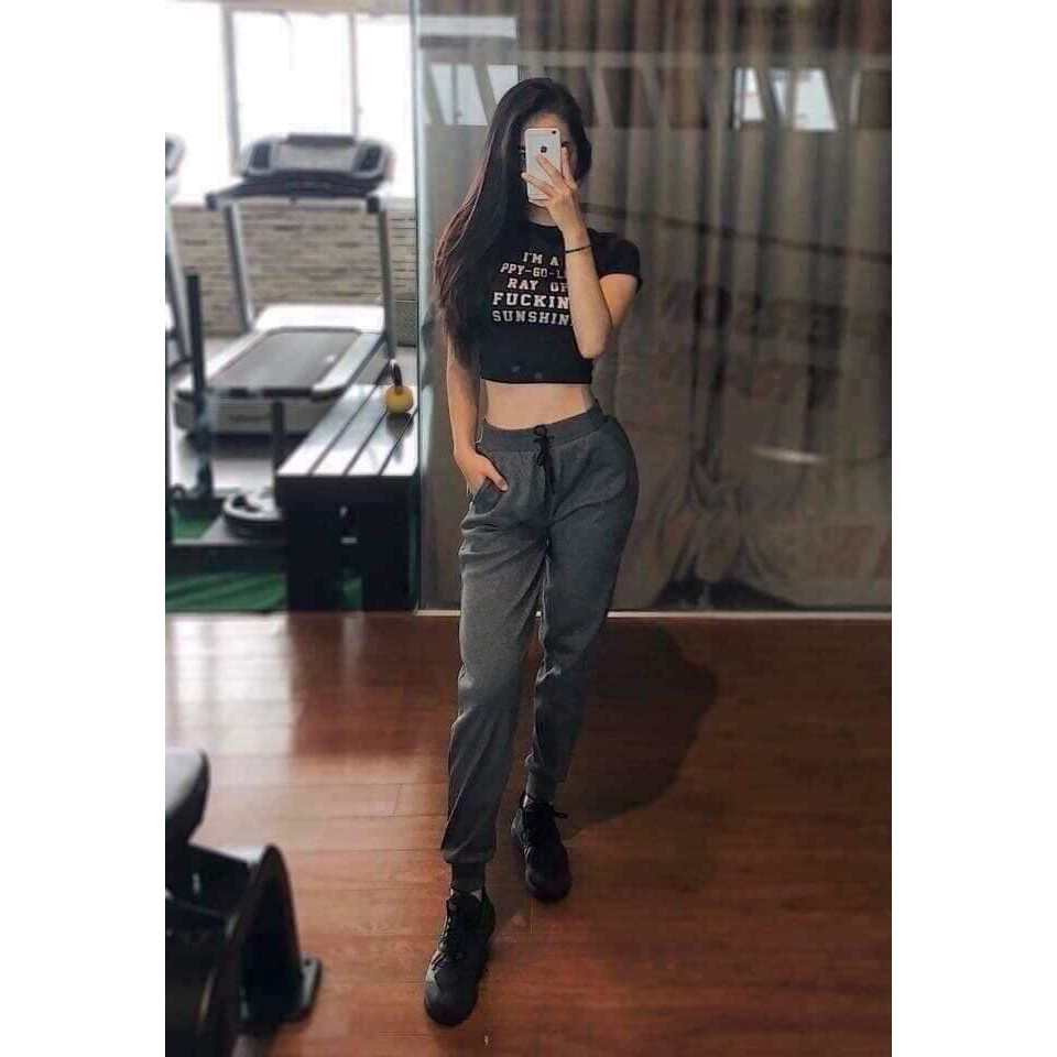 Quần Jogger gân tăm cao cấp