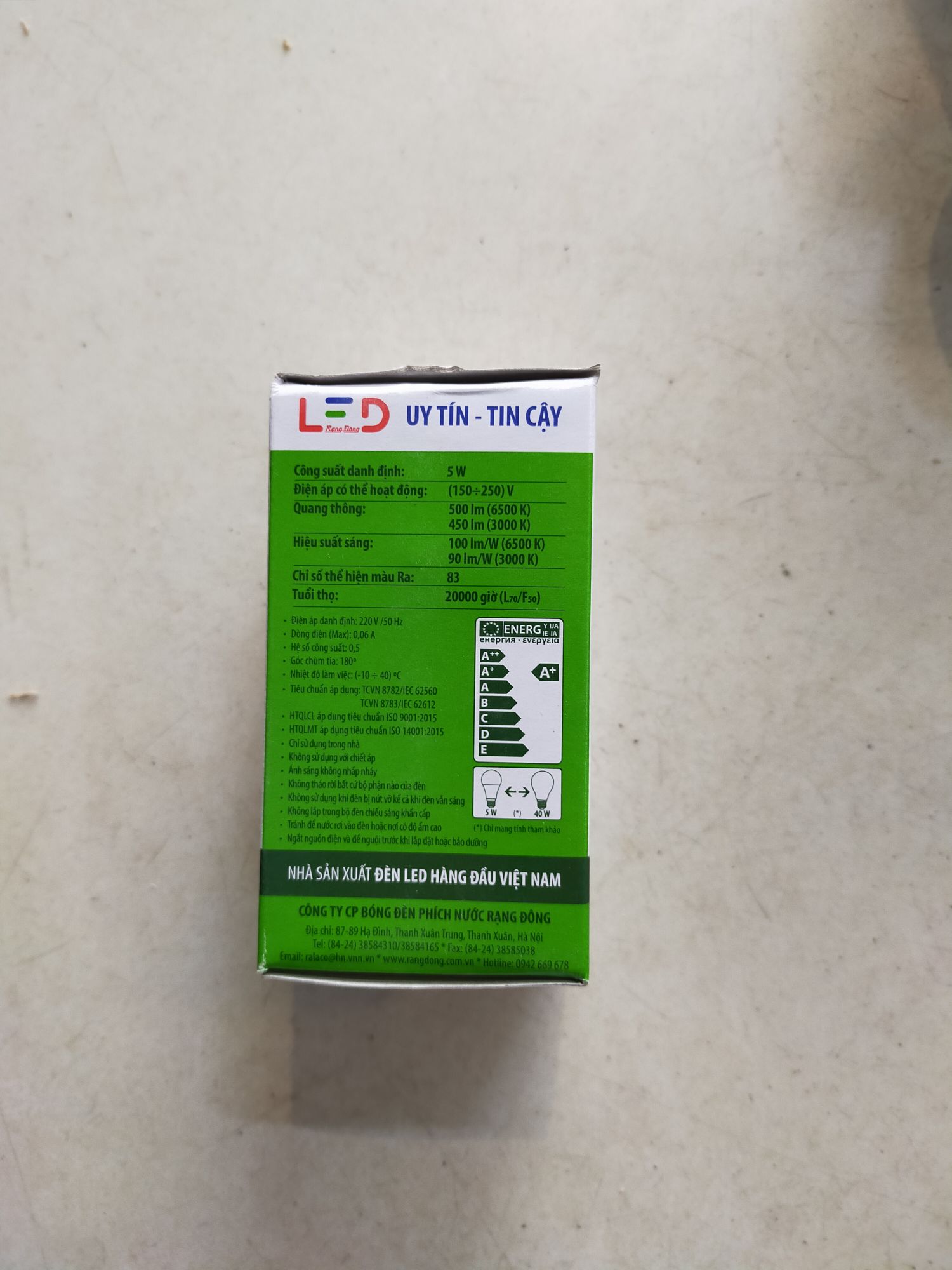 Bóng led búp rạng đông 5w