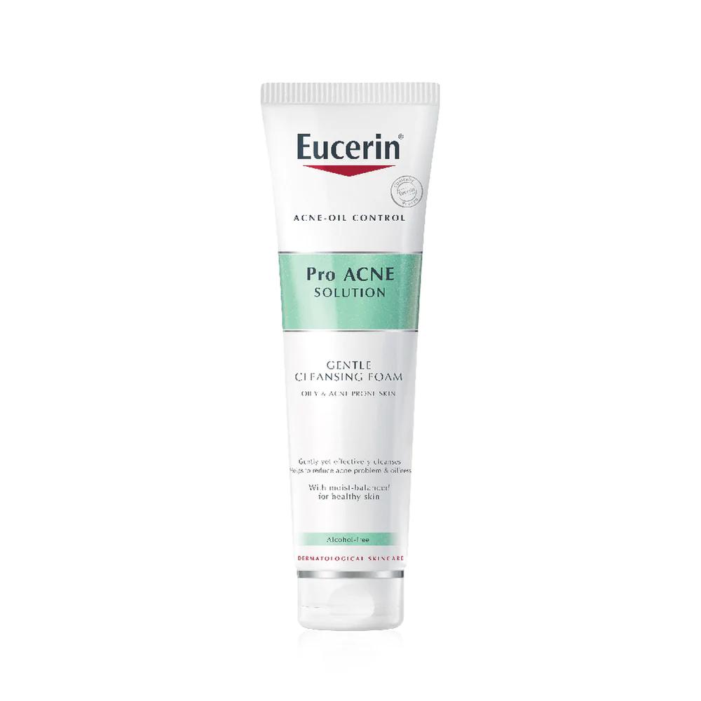 Sữa rửa mặt dạng bọt làm sạch sâu cho da nhờn mụn Eucerin Pro Acne Cleansing Foam