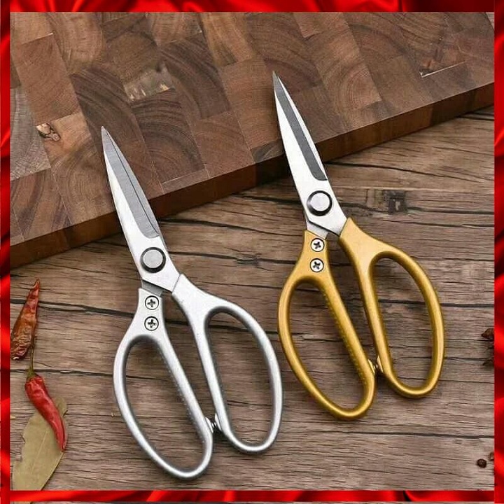 Kéo bếp sắc bén versatile cắt được bone gà - kéo cắt gà chất liệu thép high cấp