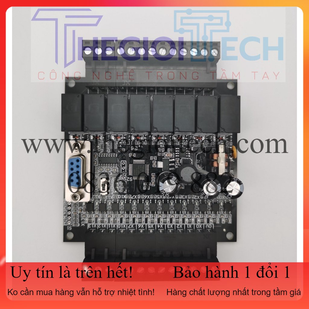 Board mạch lập trình plc mini mitsubishi fx1n fx3u fx2n-20mr fx2n-24mr