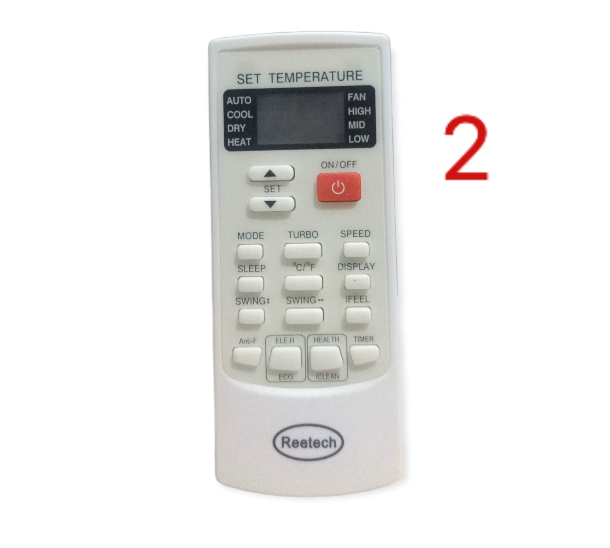 Điều khiển máy lạnh Reetech nhiều loại ( tặng cặp pin ) / Remote máy lạnh Reetech