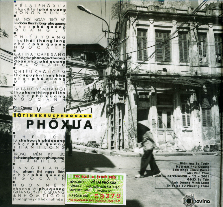 BỘ 5 ĐĨA CD nhạc Phú Quang 3
